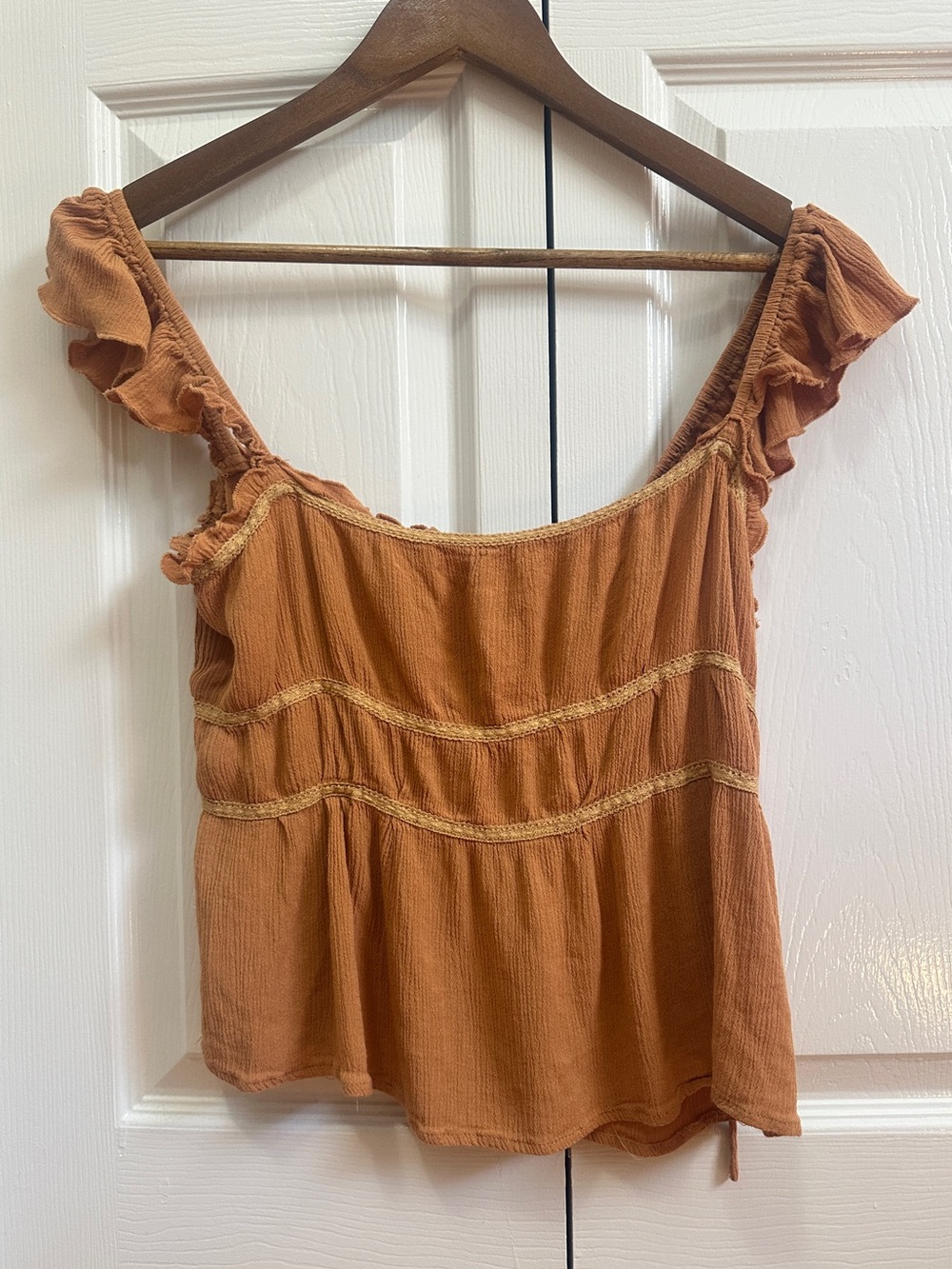 Ruffle Sleeve Women's Top